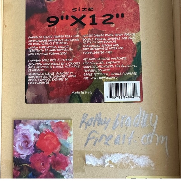 9x12in oil on panel of a sack - with emphasis on light and shadow - Picture 3 of 3